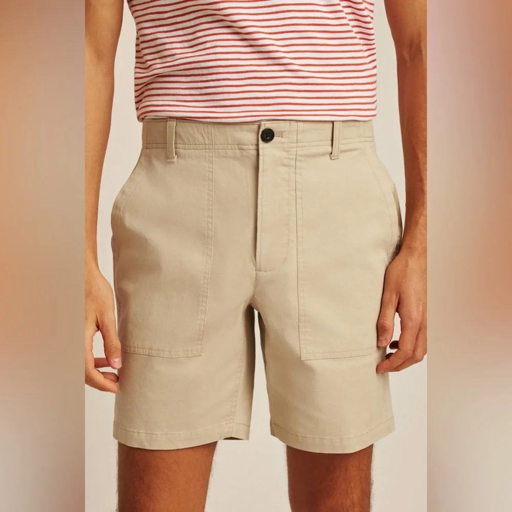 Bonobos Lightweight Travel‎ Short 7" Inseam Rye Fields Size 32 - Picture 3 of 9